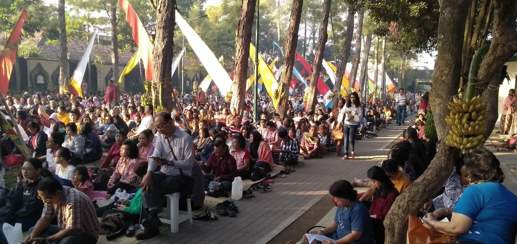 Rumah Singgah Peziarah Ganjuran Bantul Bagian luar foto